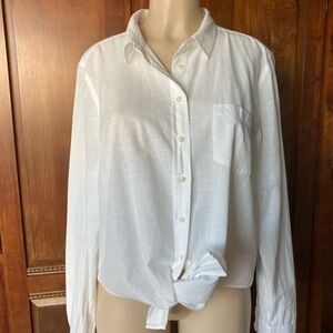 J.Crew Classic White Top XL